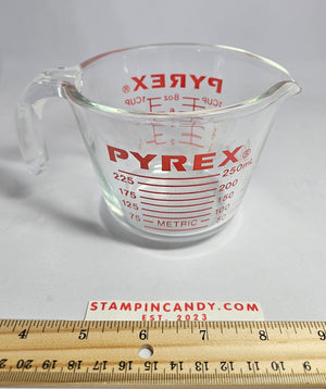 PYREX - 1 Cup 250 mL Measuring Cup (Borosilicate Glass)