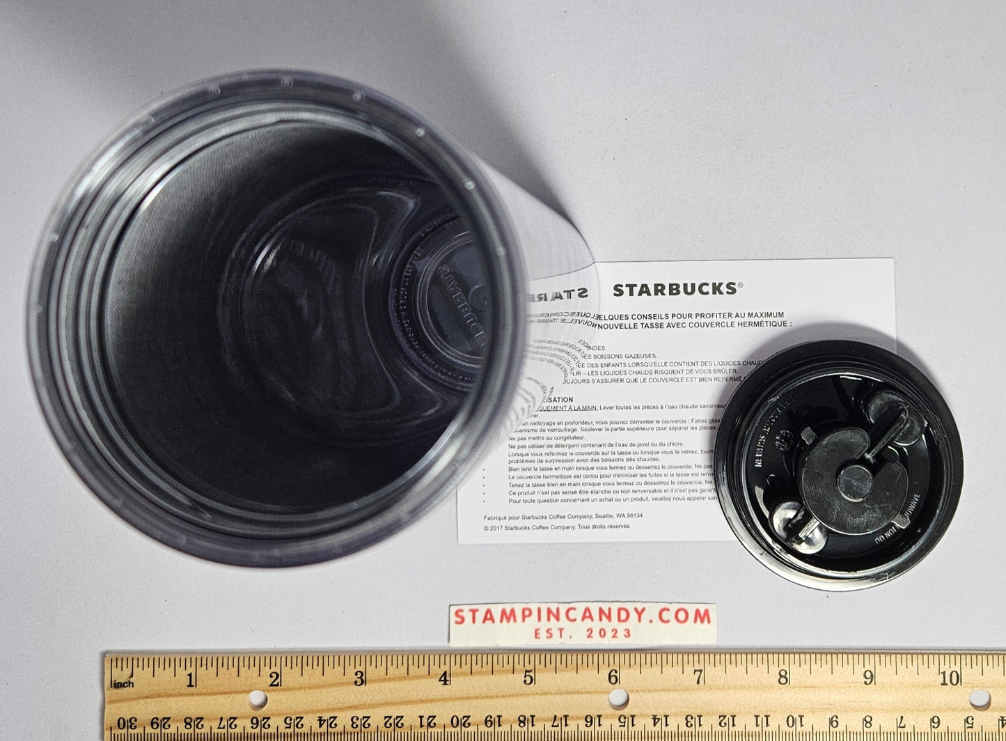 Starbucks - 2019 Black/Gold/Bronze Glitter Tumbler - 16 oz