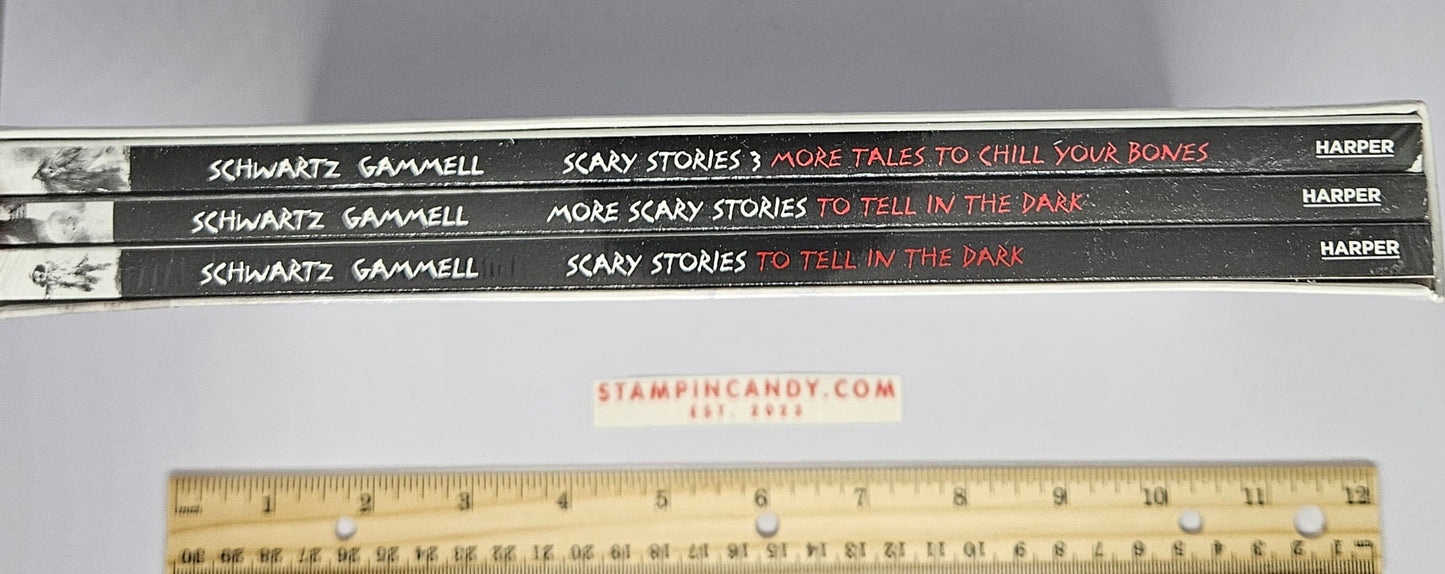 Scary Stories to Tell in the Dark - 3 Book Set Paperback