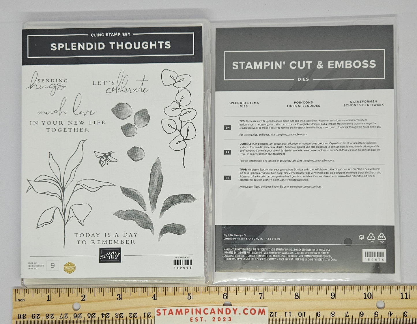 Stampin Up - Splendid Thoughts with Splendid Stems Dies