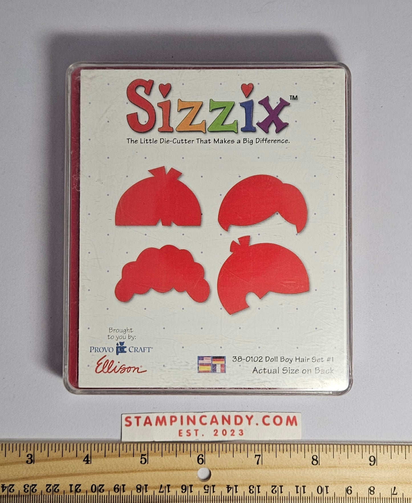 Sizzix - 38-102 Doll Boy Hair Set #1 Die