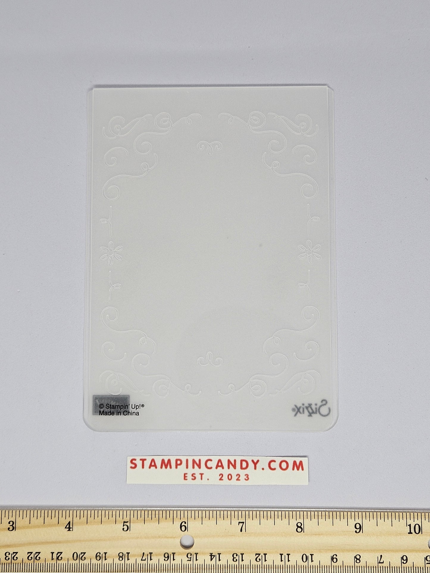 Stampin Up - Big Shot Sizzix - Filigree Frame Embossing Folder