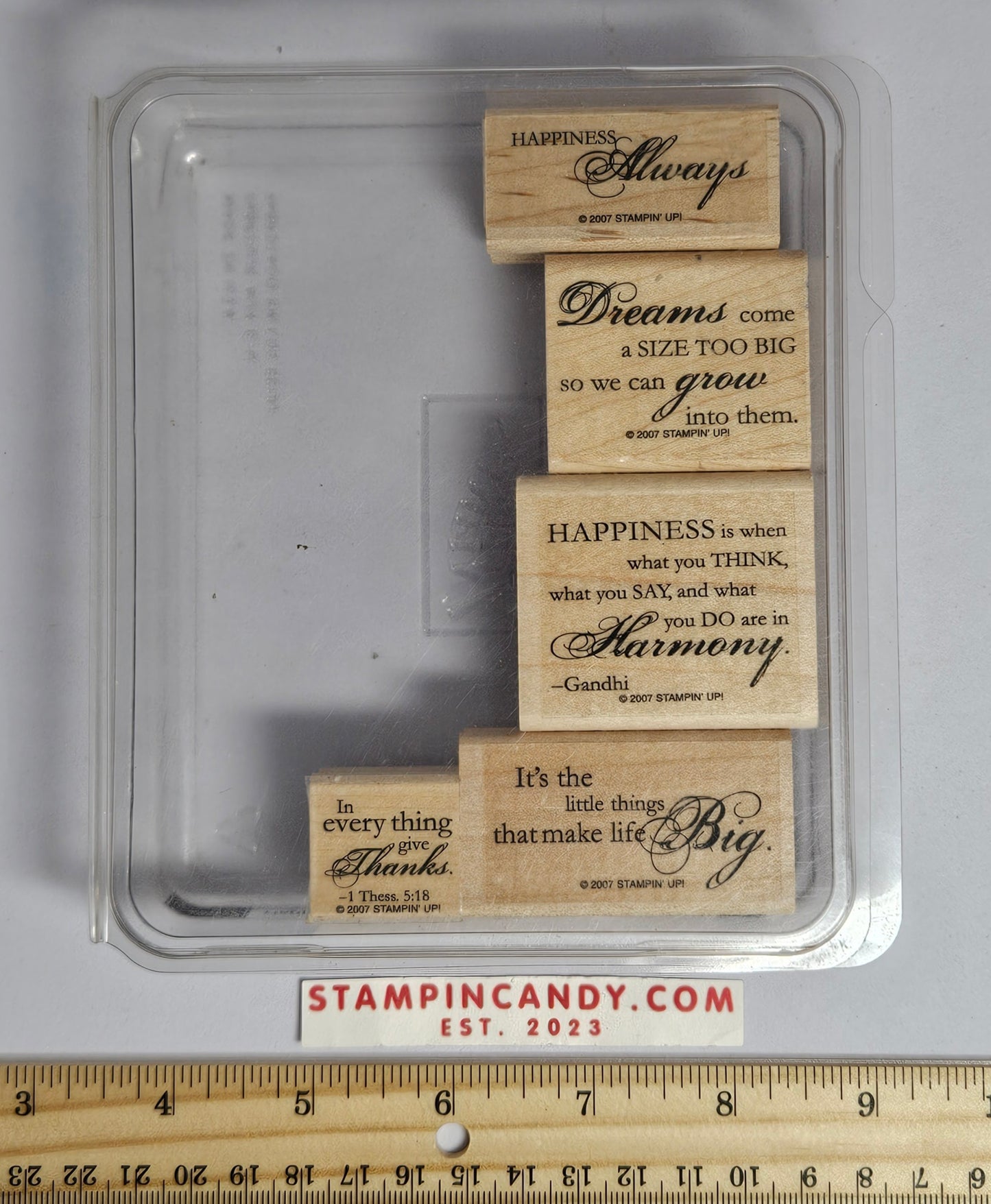 Stampin Up - Happy Harmony *Missing 1 Stamp*