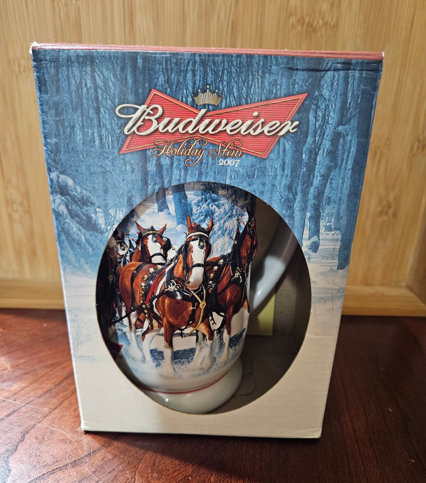 Budweiser 2007 Christmas Stein