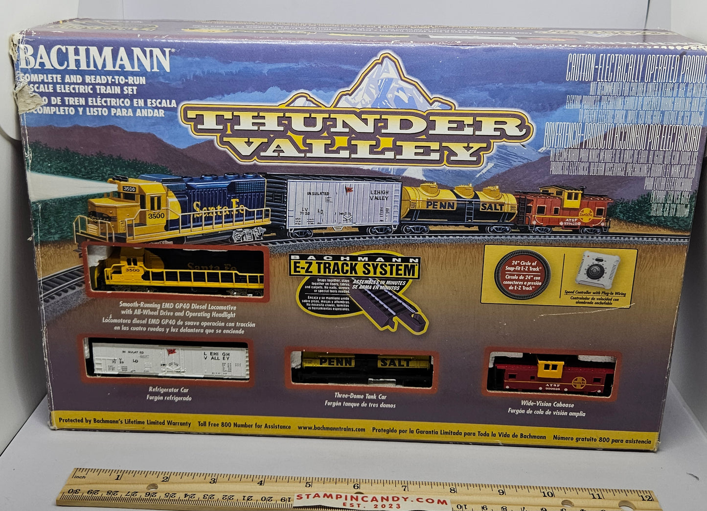 Thunder Valley Train Set - Bachmann (Has 2 Issues See Details)