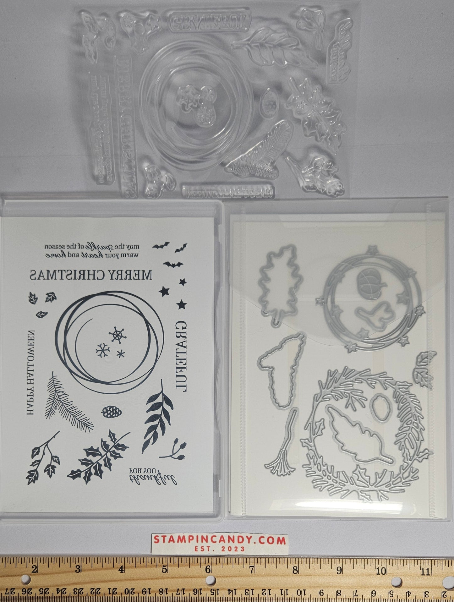 Stampin Up - Sparkle of the Season w/ Seasonal Swirl Dies
