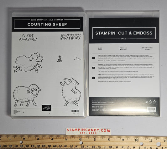 Stampin Up - Counting Sheep with Sheep Dies