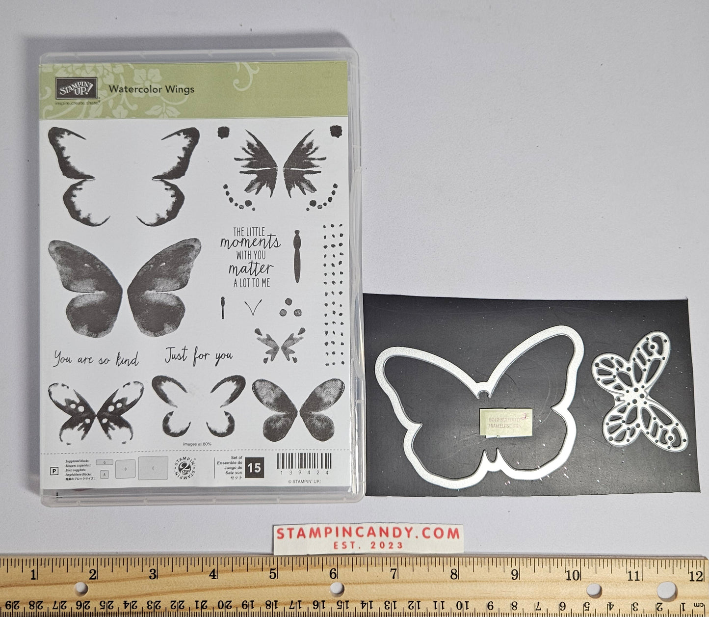 Stampin Up - Watercolor Wings with Bold Butterfly Dies