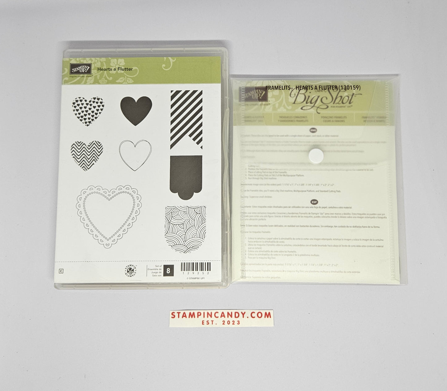 Stampin' UP! "Hearts A Flutter" Stamp Set with "Hearts A Flutter" Dies