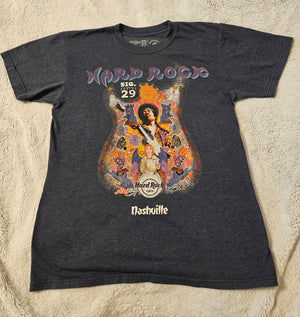 The Hard Rock Cafe - Sig 29 Series Jimi Hendrix - Nashville Tenn. - Medium T-Shirt