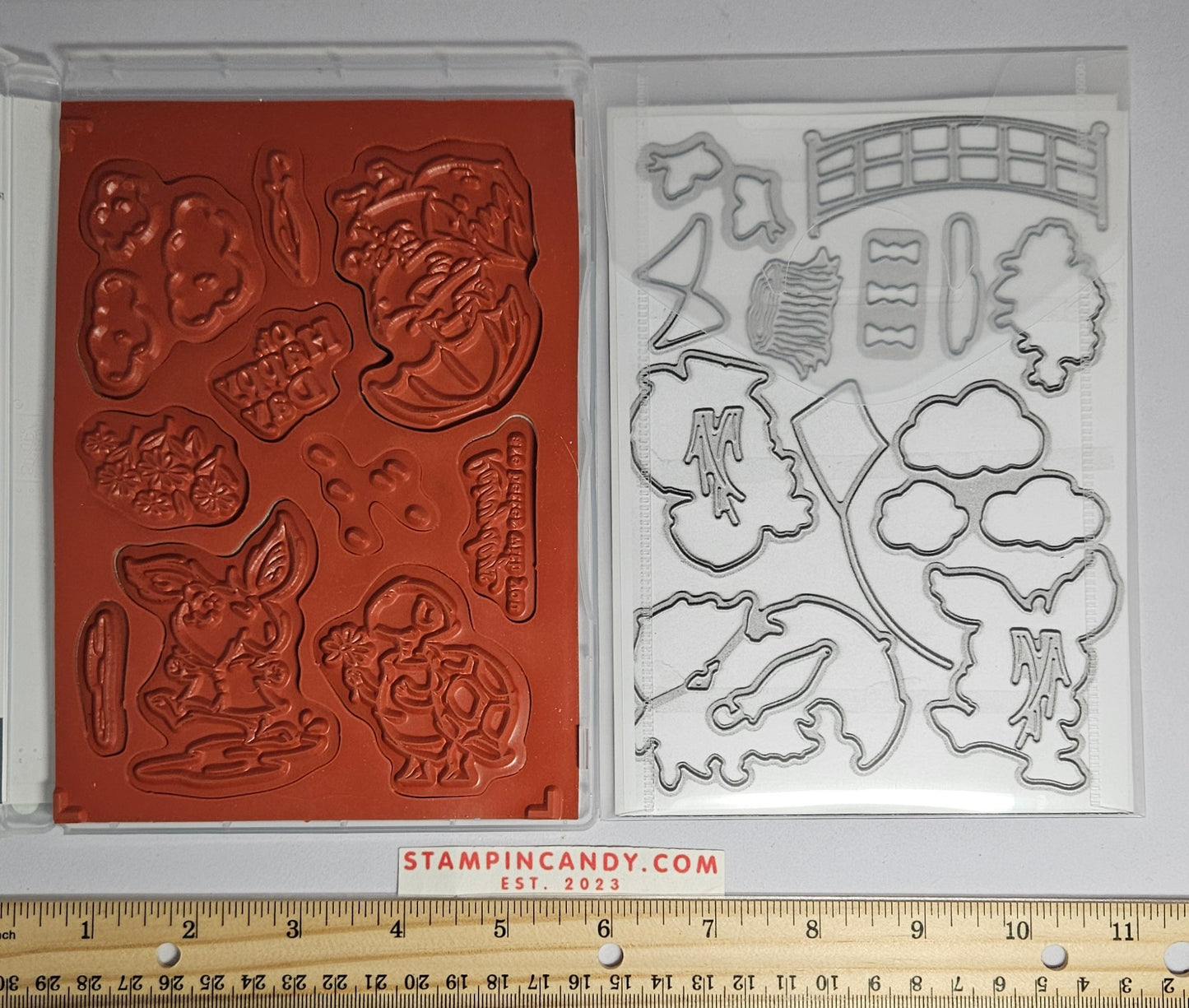 Stampin Up - Playing in the Rain with Dies