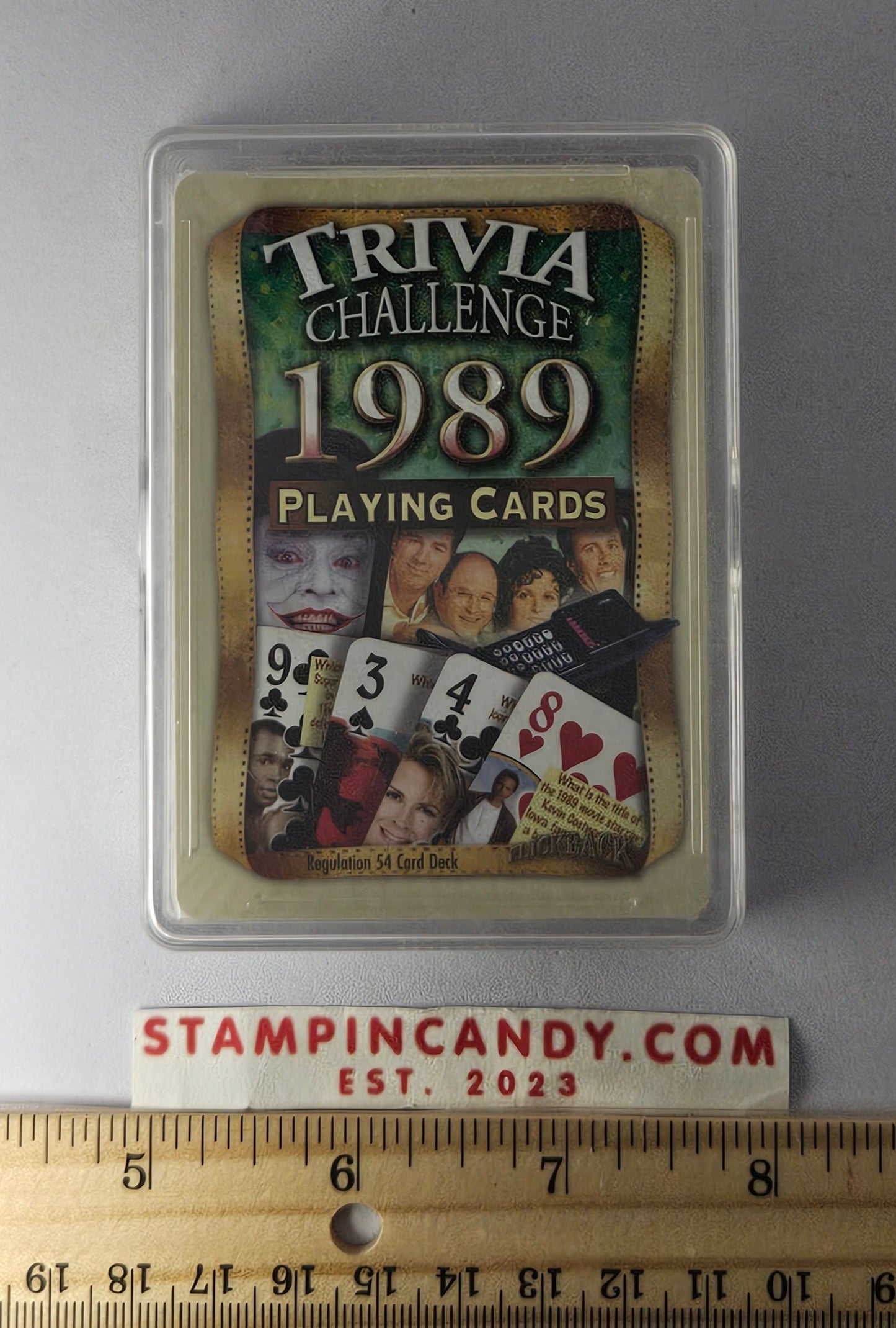 1989 - Flickback Trivia Challenge Playing Cards
