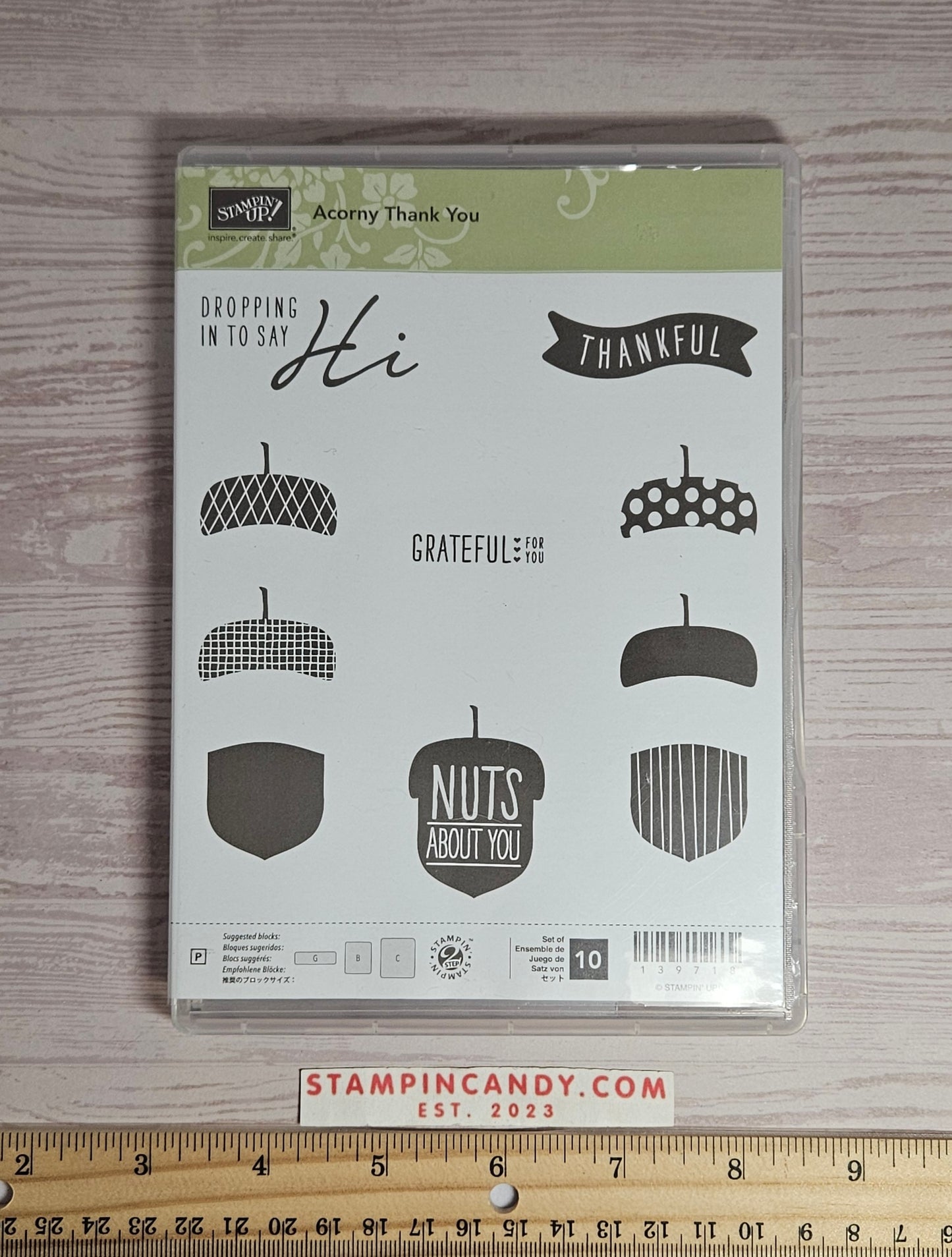 Stampin Up - Acorny Thank You