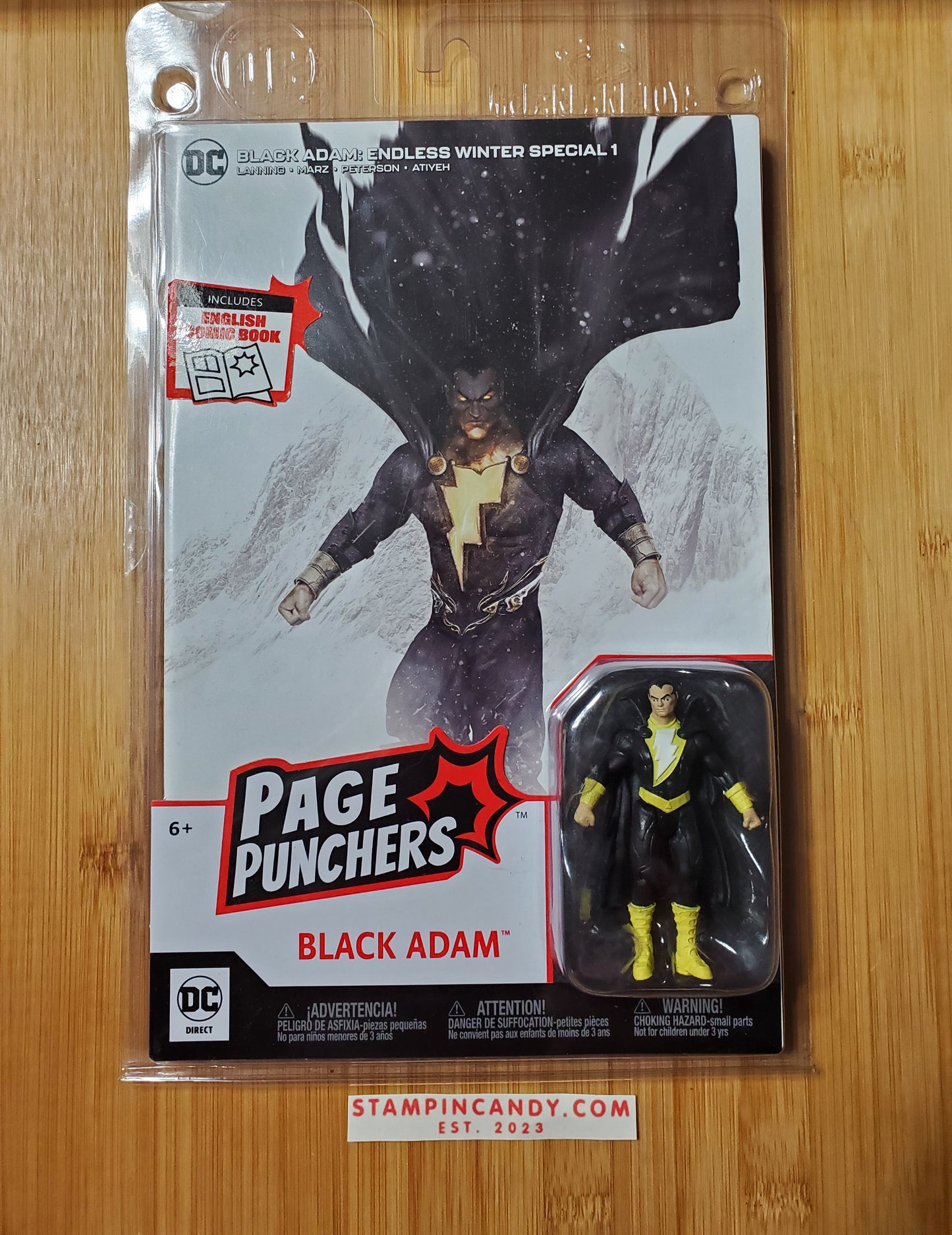 Black Adam - Page Punchers - Comic Book with Figurine