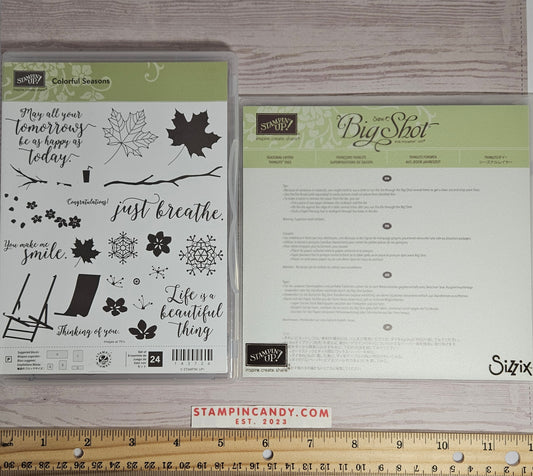 Stampin Up - Colorful Seasons w/ Seasonal Layers Dies