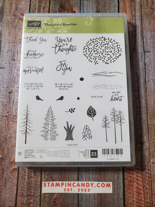 Stampin' UP! "Thoughtful Branches" Stamp Set with "Beautiful Branched" Dies