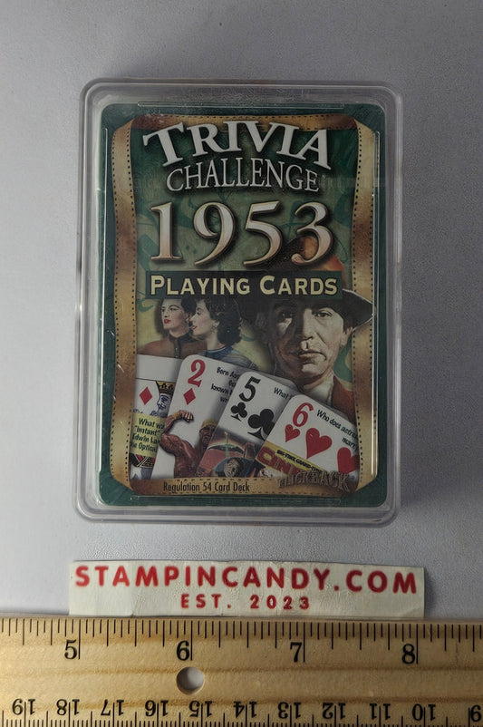 1953 - Flickback Trivia Challenge Playing Cards