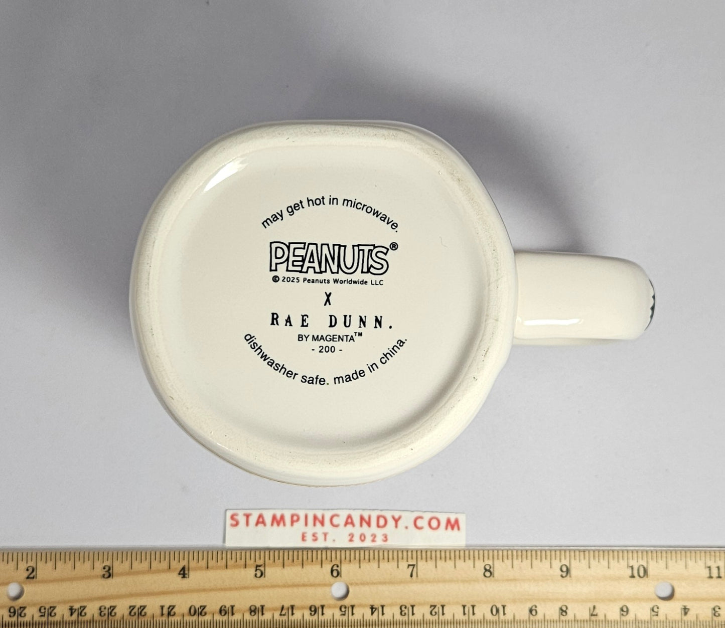 Rae Dunn - Peanuts Halloween Vampire Snoopy Beware Mug