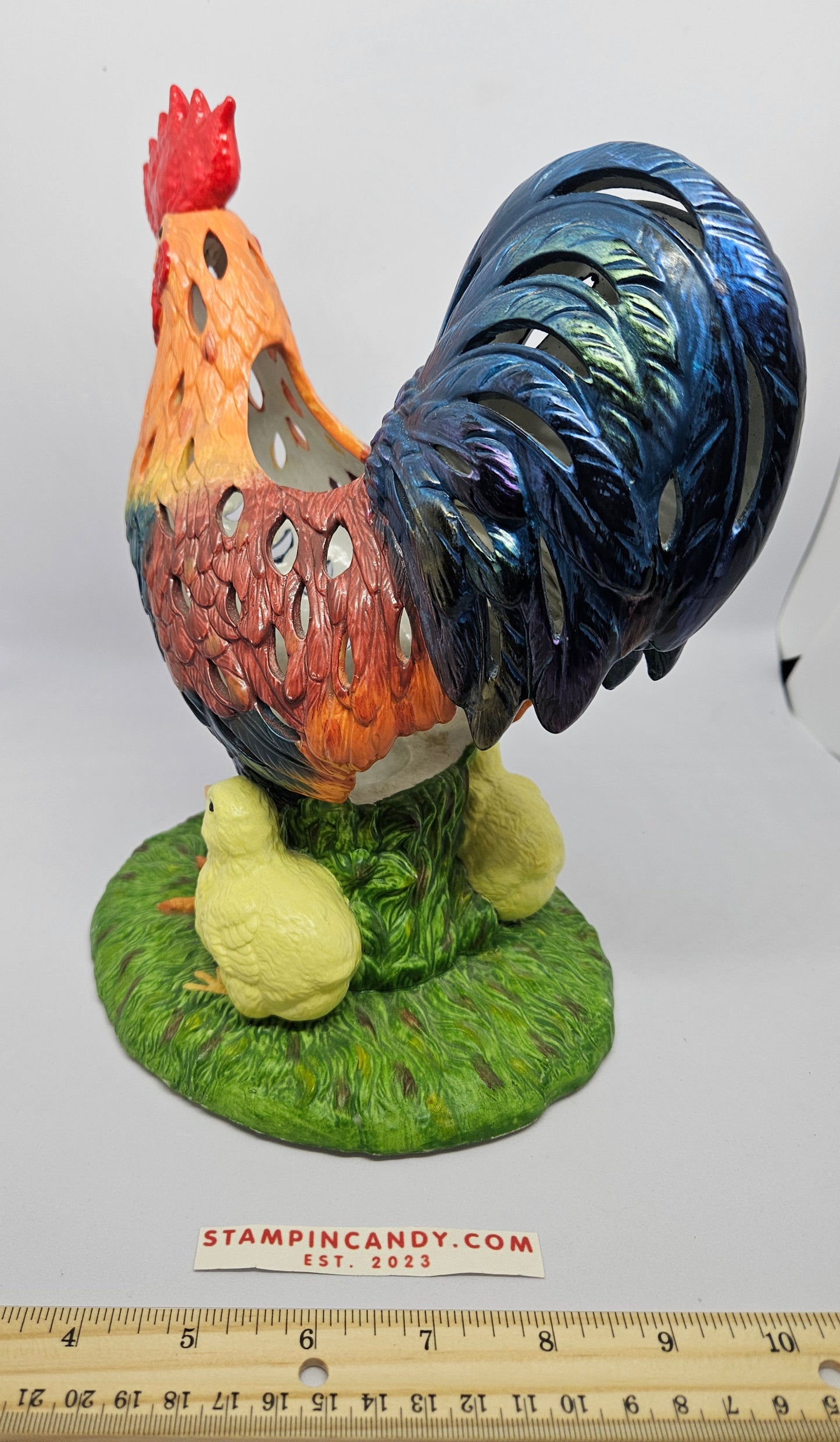 PartyLite - Rooster + 2 Chicks Tealight Holder