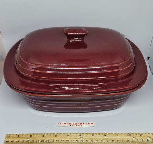 Pampered Chef - Maroon 3.1 Quart Dutch Oven