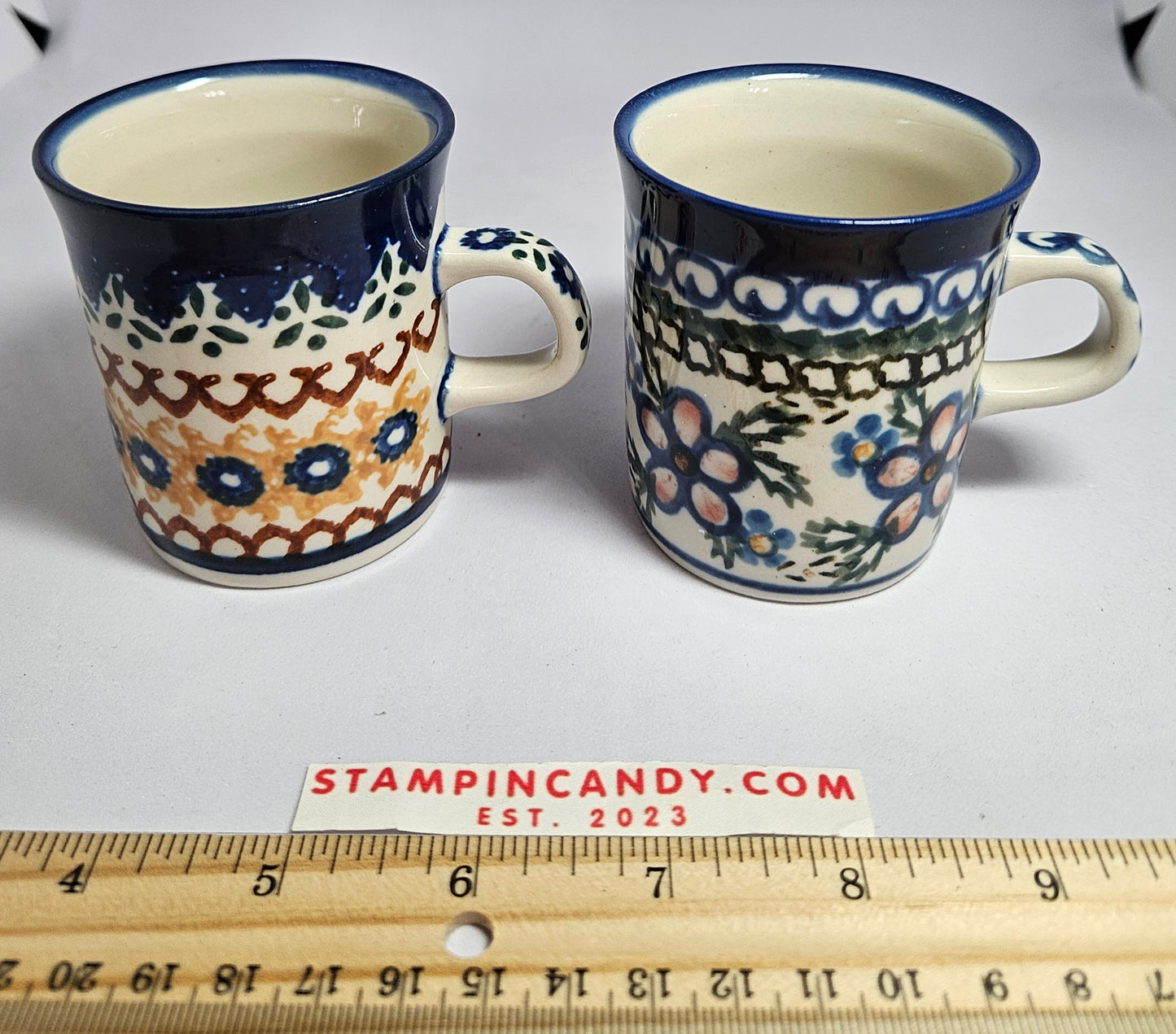 2 x Polish Handmade Mugs