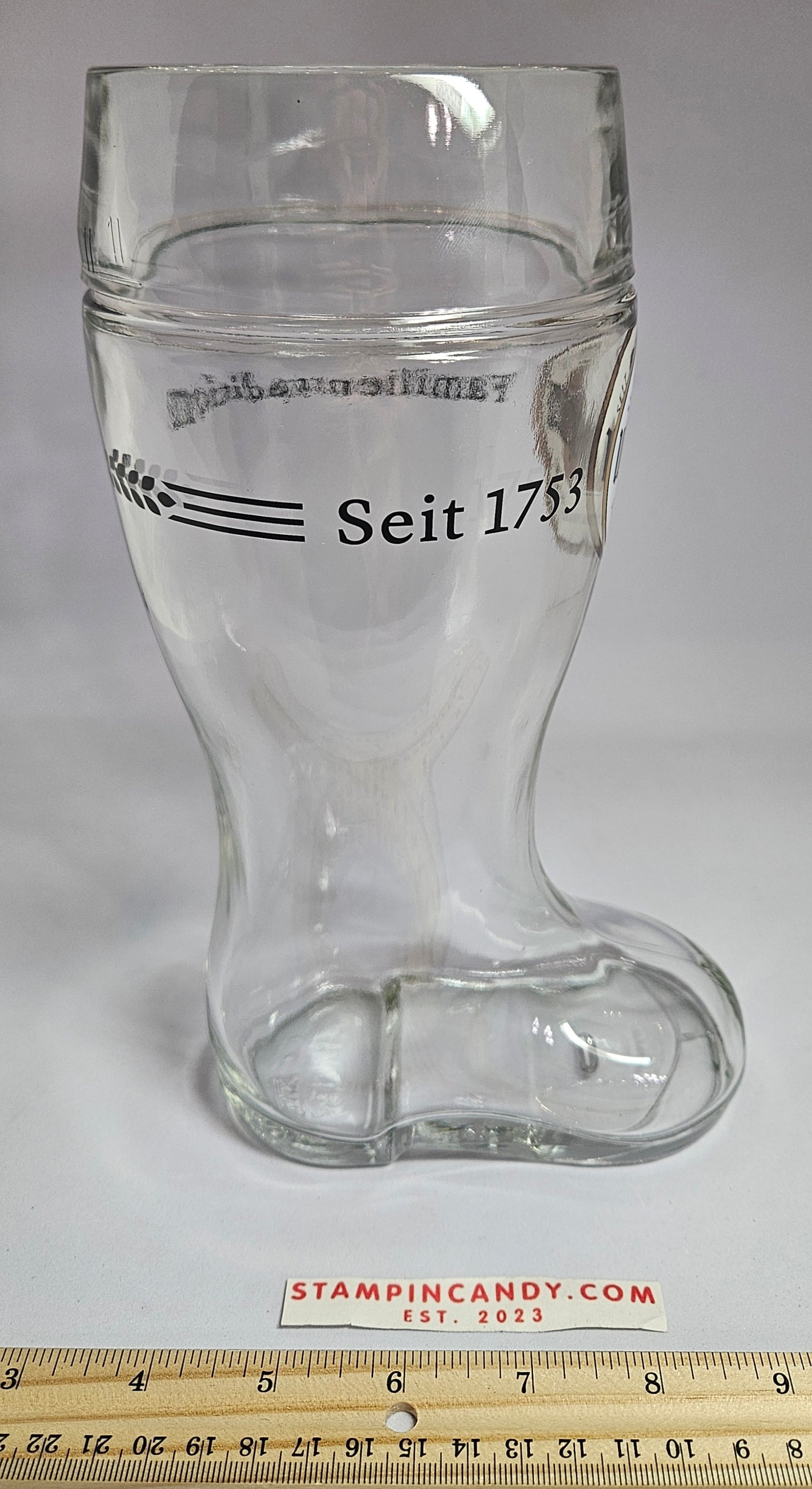 Worsteiner 1753 1L Glass Boot/Mug/Stein