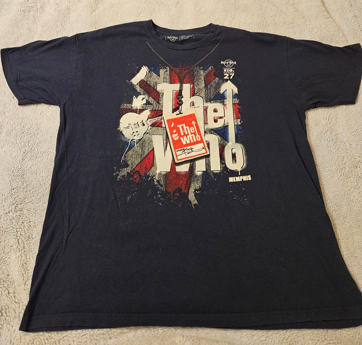The Hard Rock Cafe - Memphis Tenn. - The Who - Size XL T-Shirt