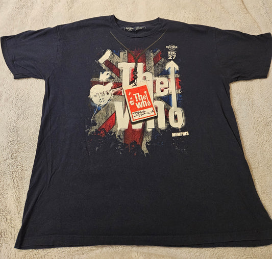 The Hard Rock Cafe - Memphis Tenn. - The Who - Size XL T-Shirt