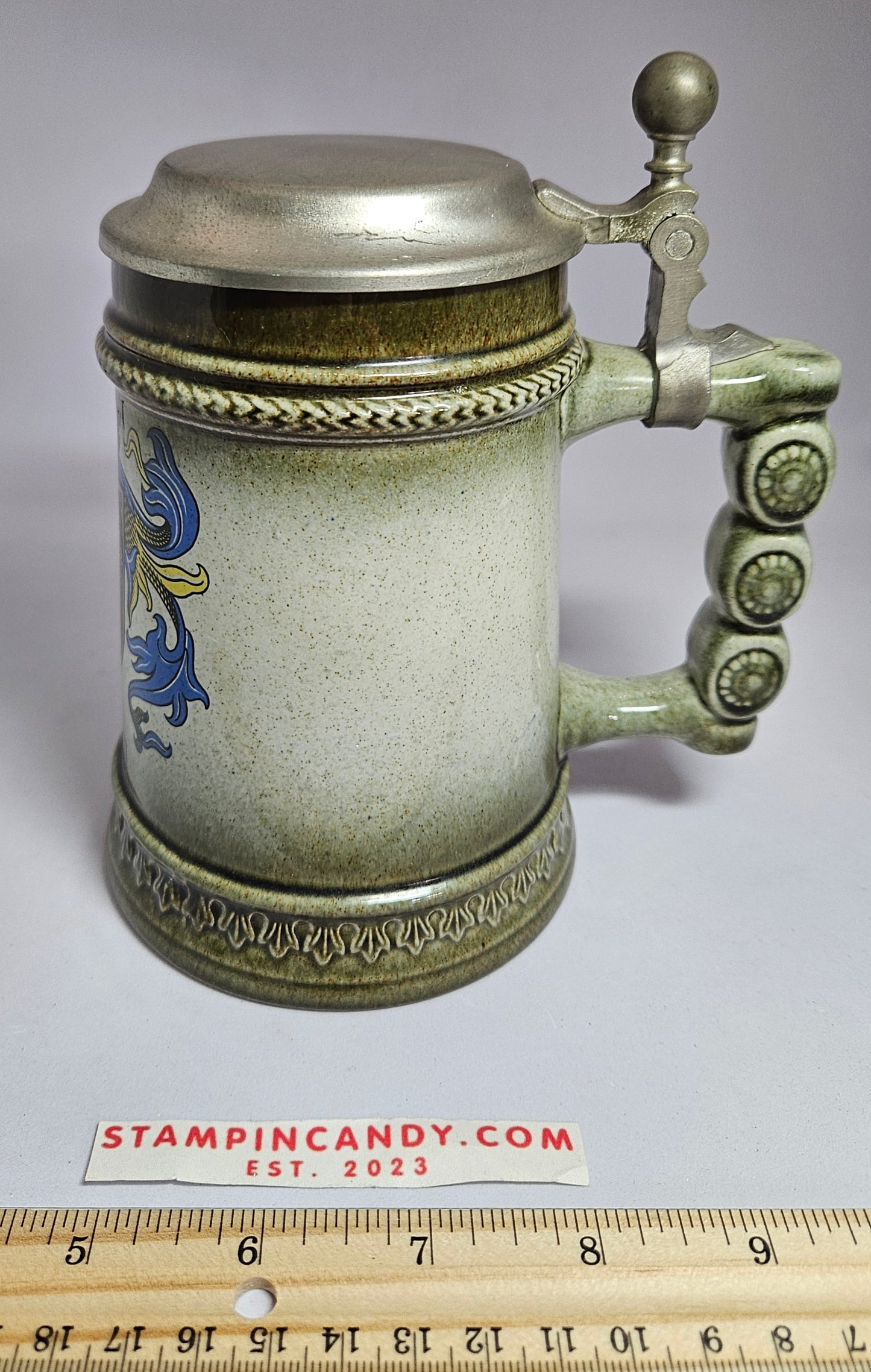 Munchen Flip Top German Beer Stein