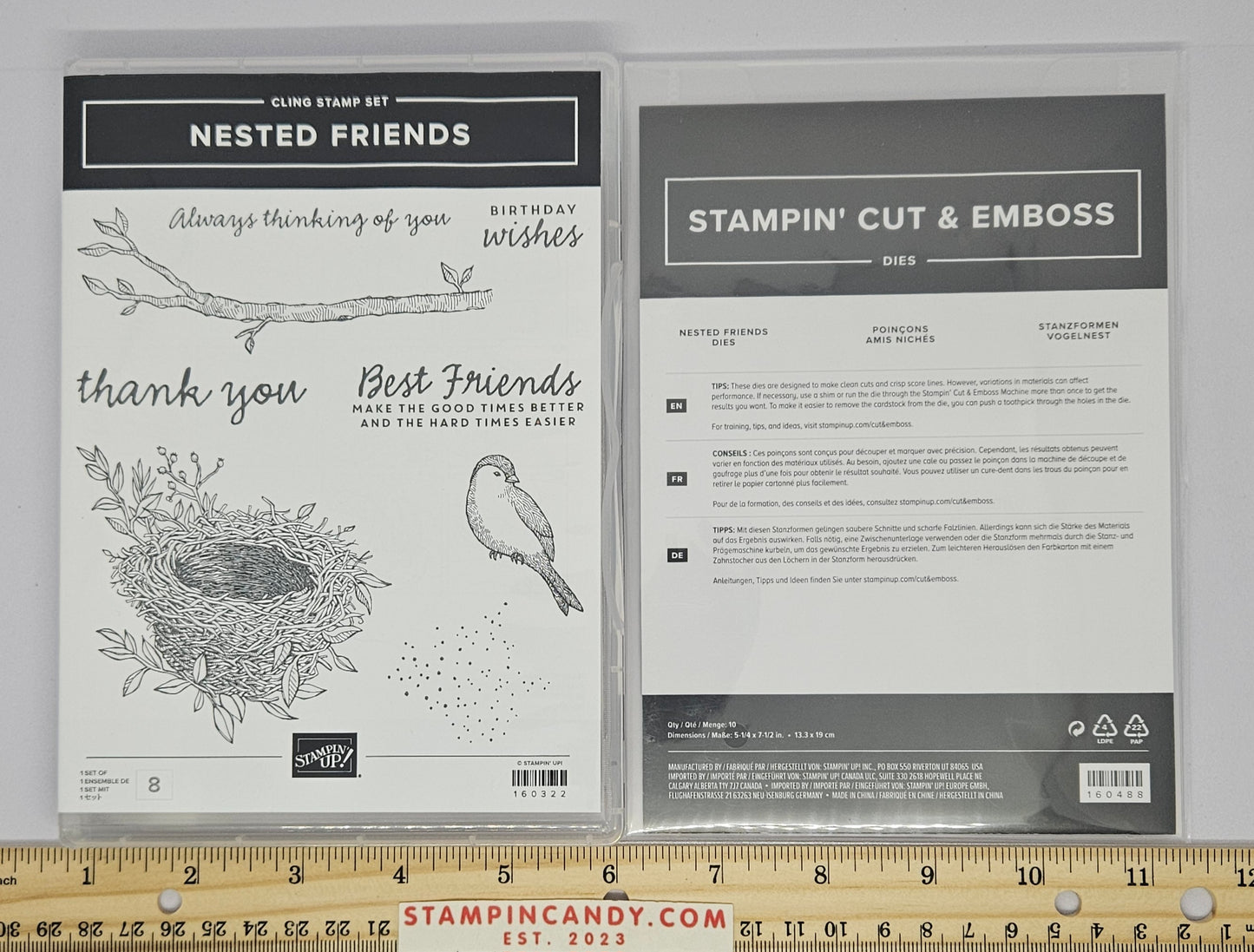 Stampin Up - Nested Friends with Nested Friends Dies