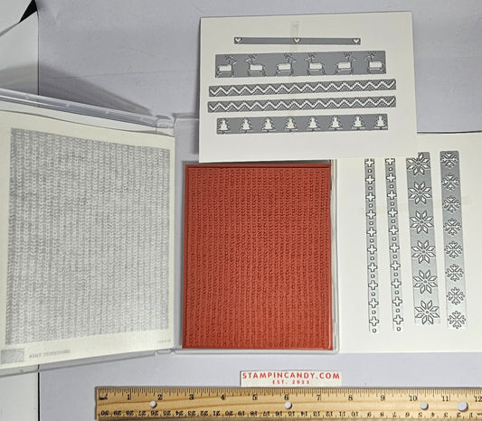 Stampin Up - Knit Together w/ Knit Sweater Dies