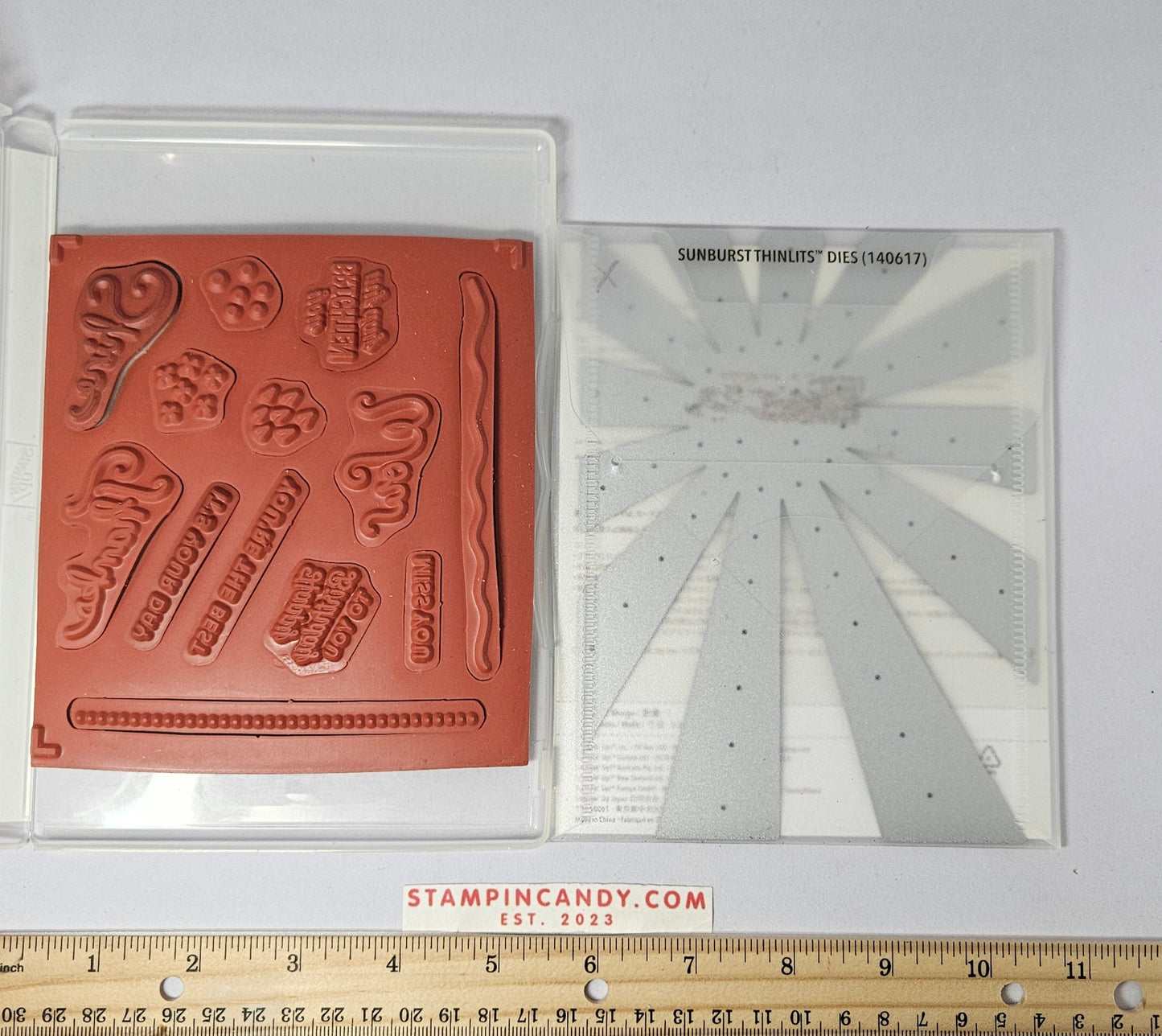 Stampin Up - Sunburst Sayings w/ Sunburst Dies