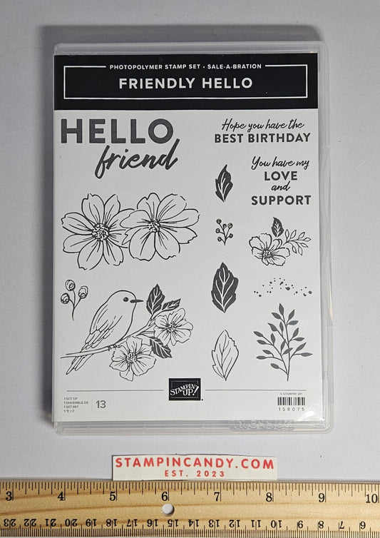 Stampin Up - Friendly Hello
