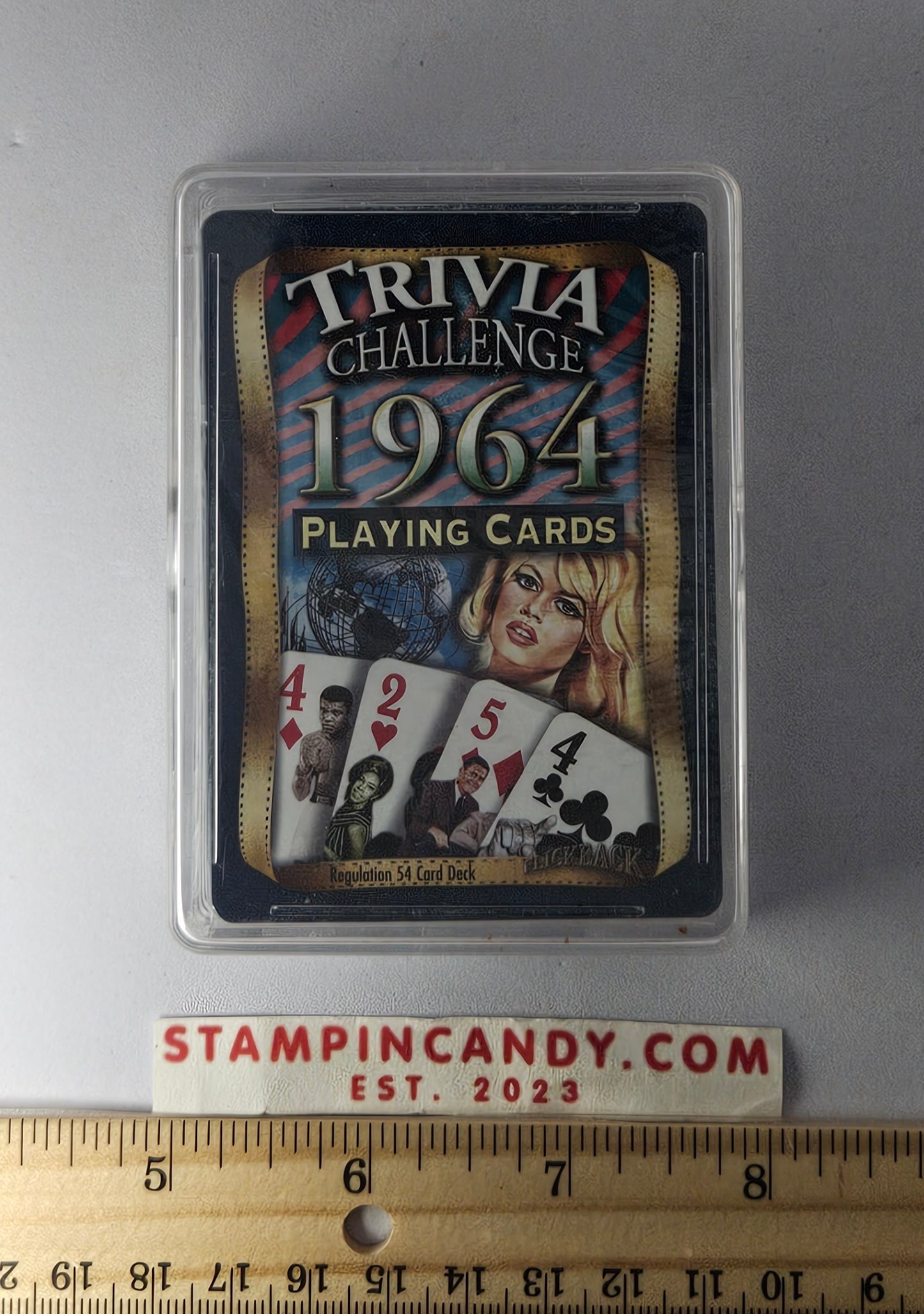 1964 - Flickback Trivia Challenge Playing Cards
