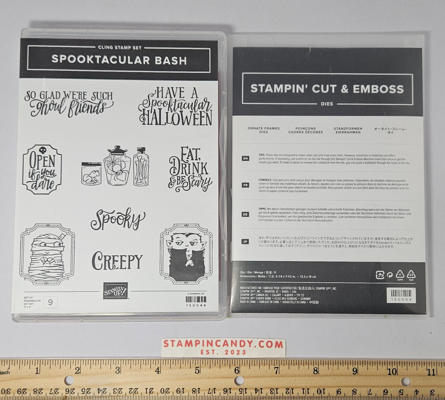 Stampin Up - Spooktacular Bash w/ Ornate Frames Dies