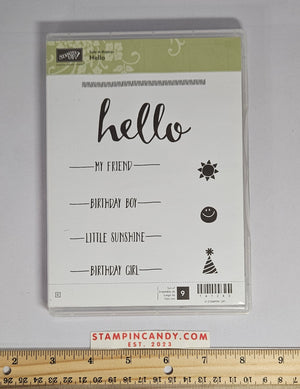 Stampin Up - Hello