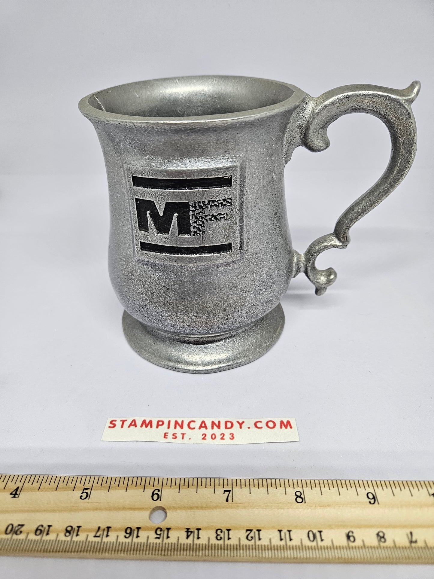 Vintage MF Massey Ferguson - Wilton Armtale Pewter Noggin Mug / Stein / Tankard