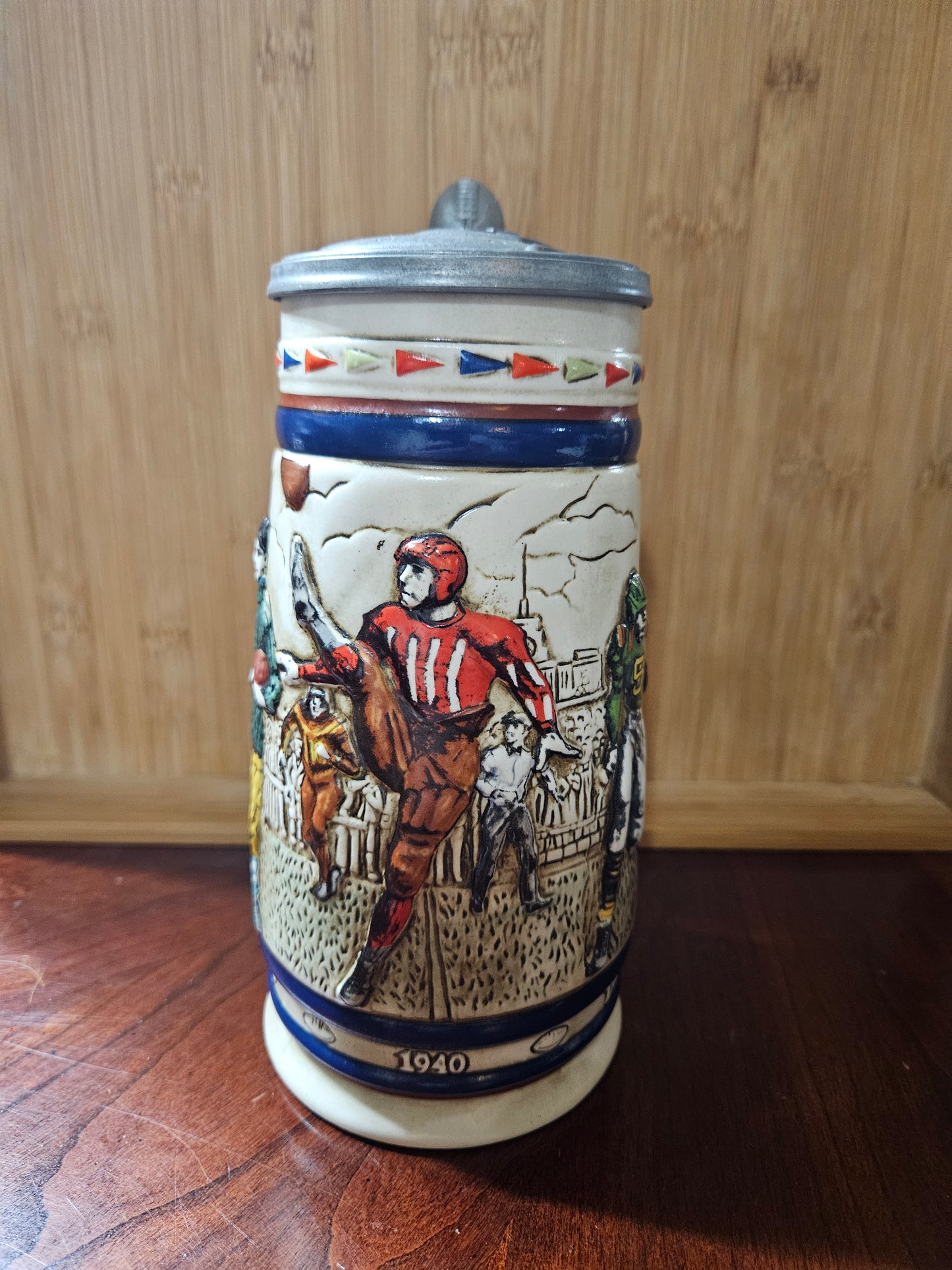 Avon Football Stein