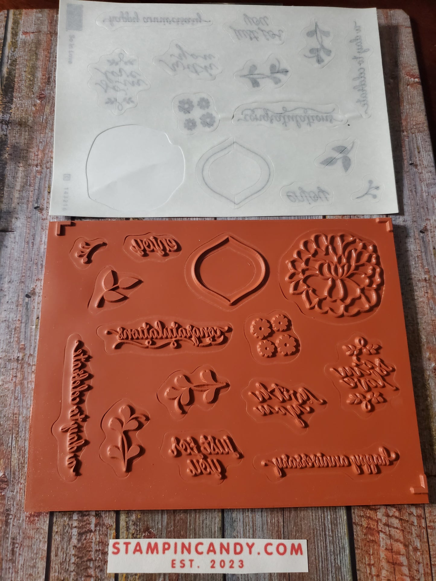 Stampin' UP! "So in Love" Stamp Set with "So Detailed" Dies