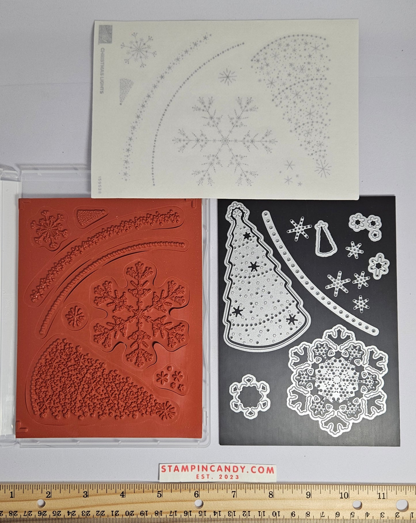 Stampin Up - Christmas Lights with Dies