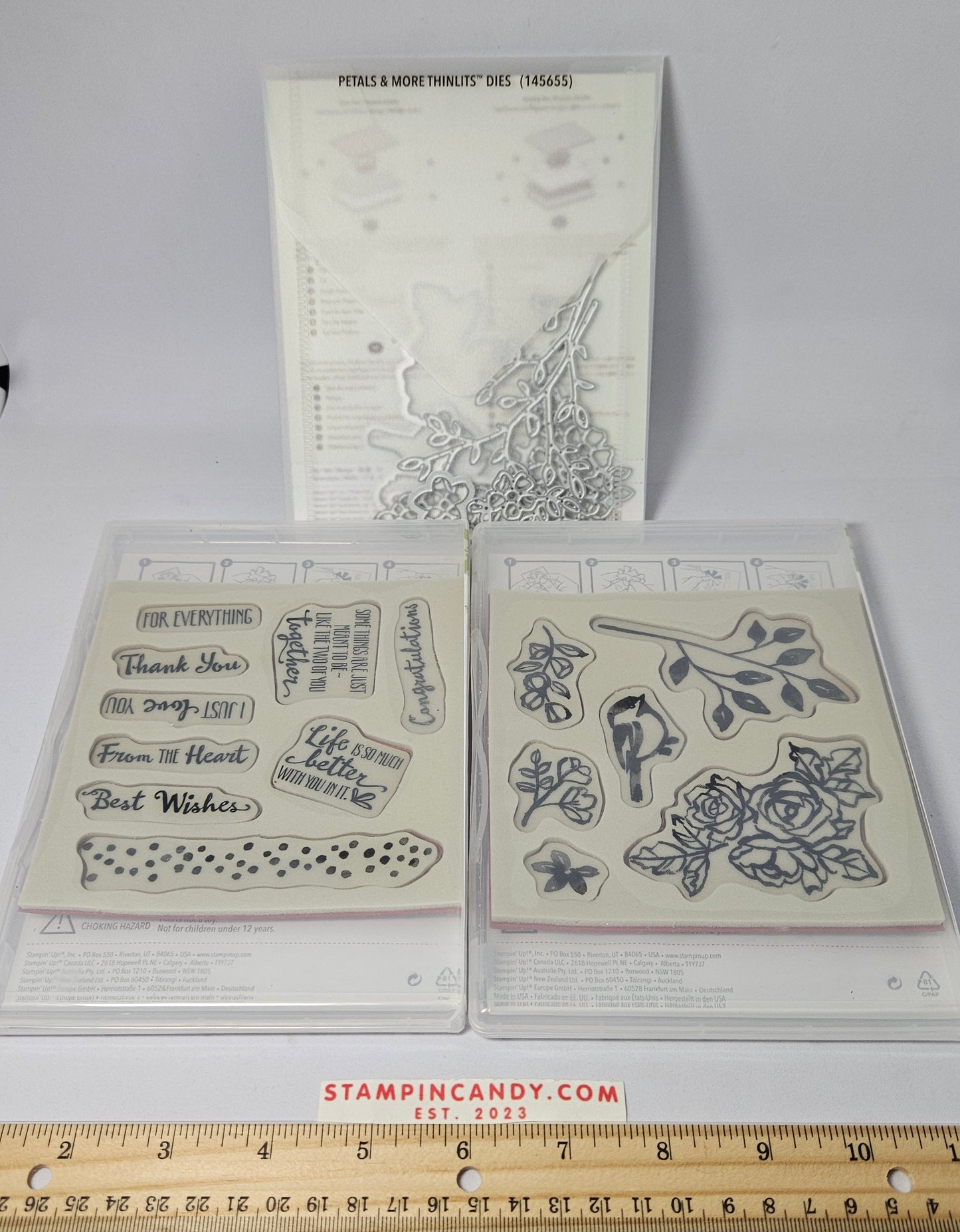 Stampin Up - Petal Palette (Sets 1 & 2 of 2) w/ Petals & More Dies