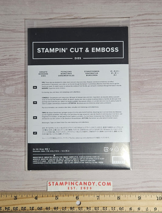 Stampin Up - Ornate Borders Dies