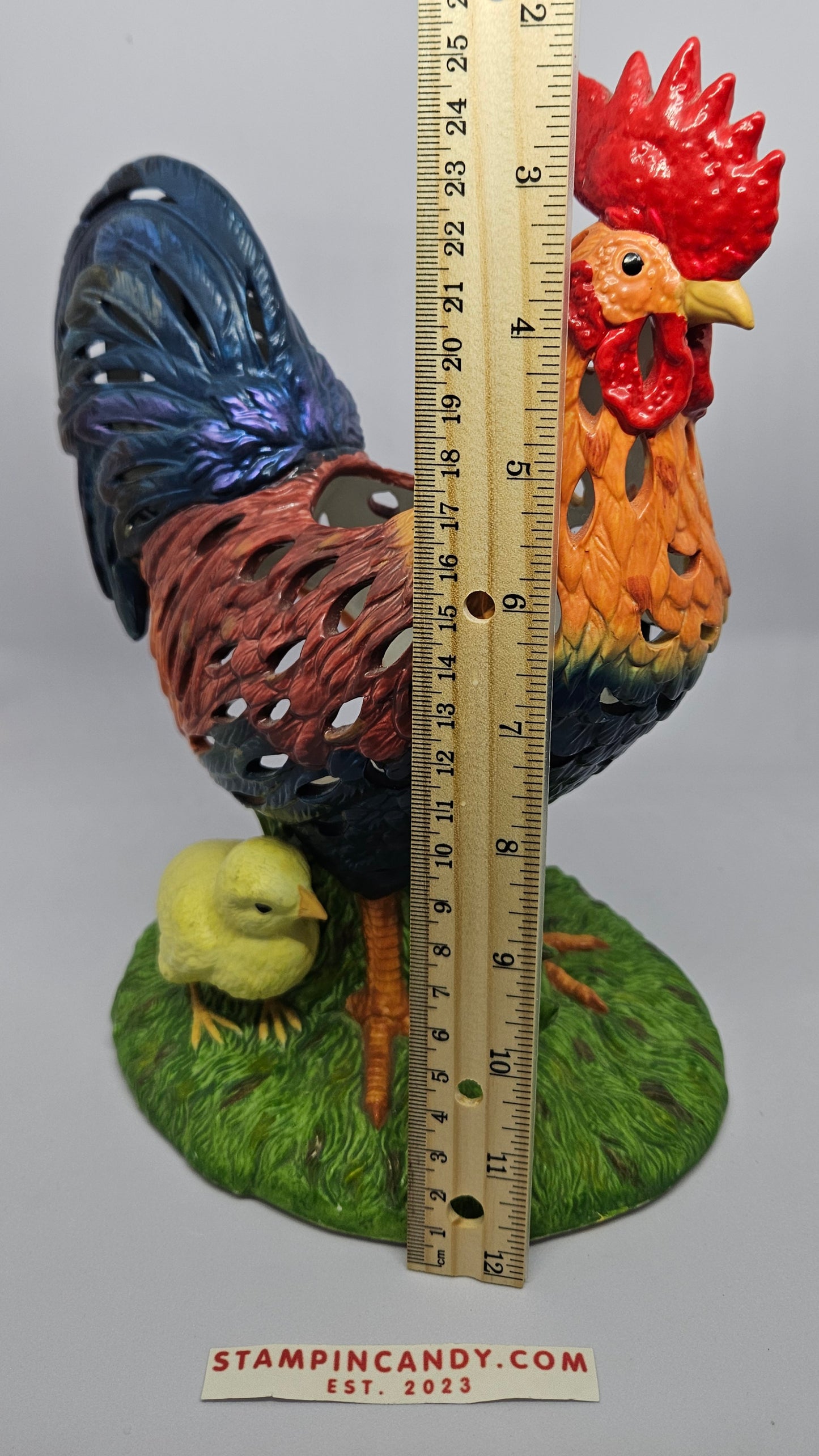 PartyLite - Rooster + 2 Chicks Tealight Holder