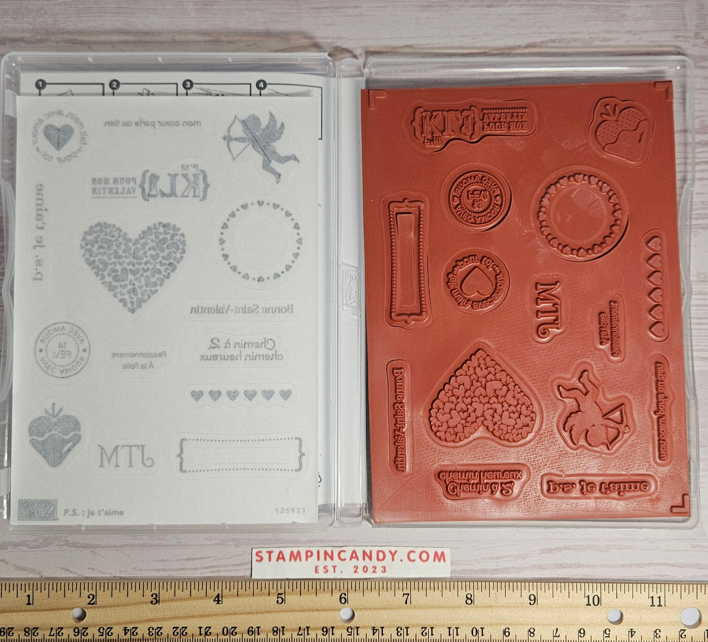 Stampin Up - P.S. je t'aime (I Love You)