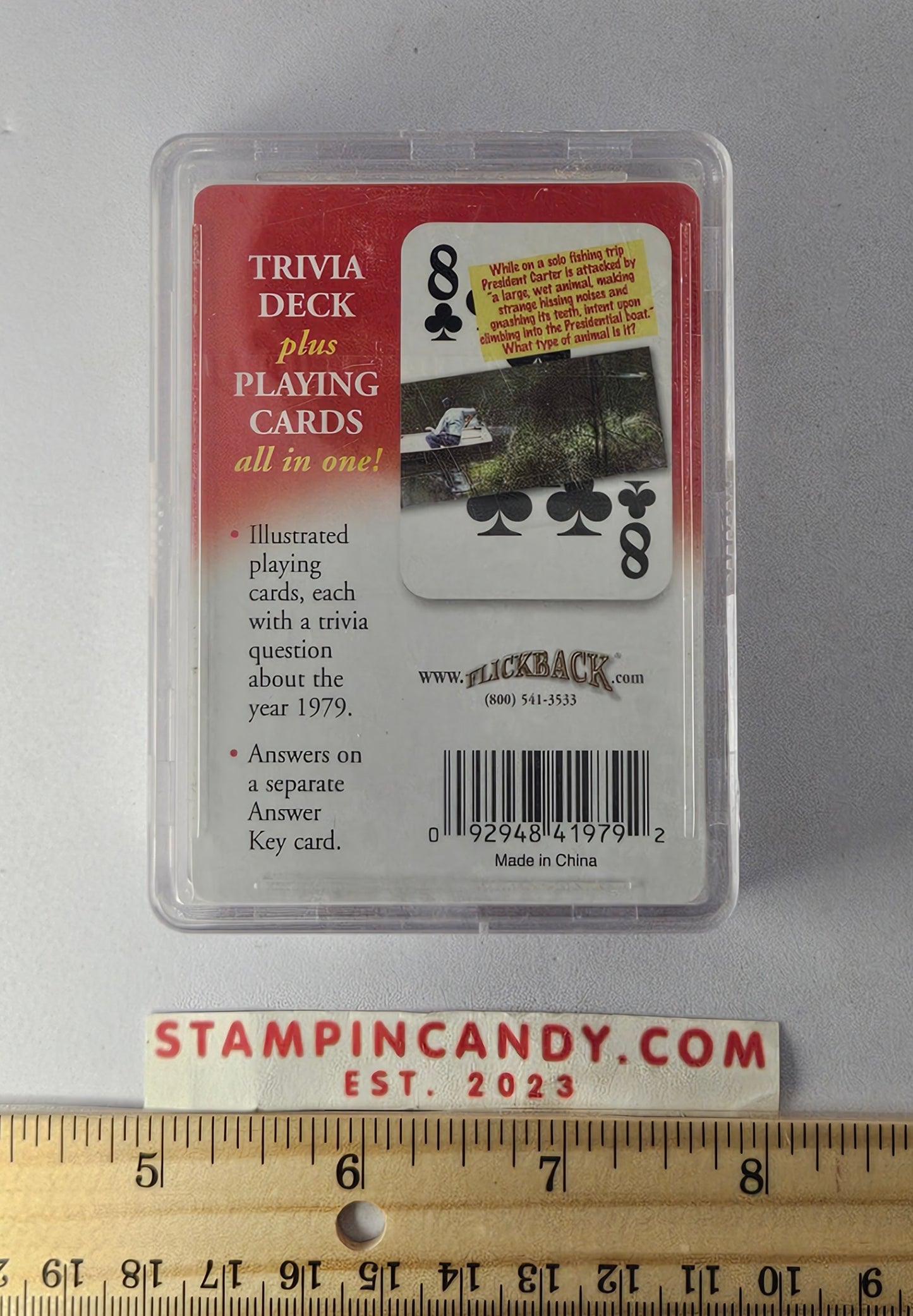1979 - Flickback Trivia Challenge Playing Cards