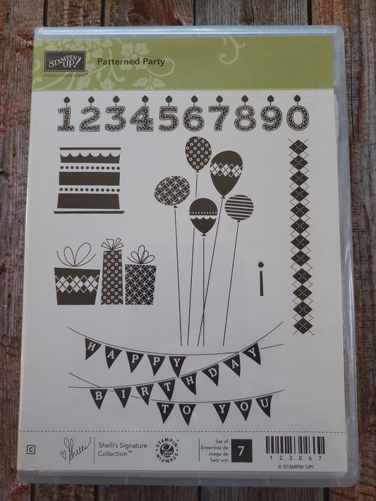 Stampin' UP! "Patterned Party" Stamp Set