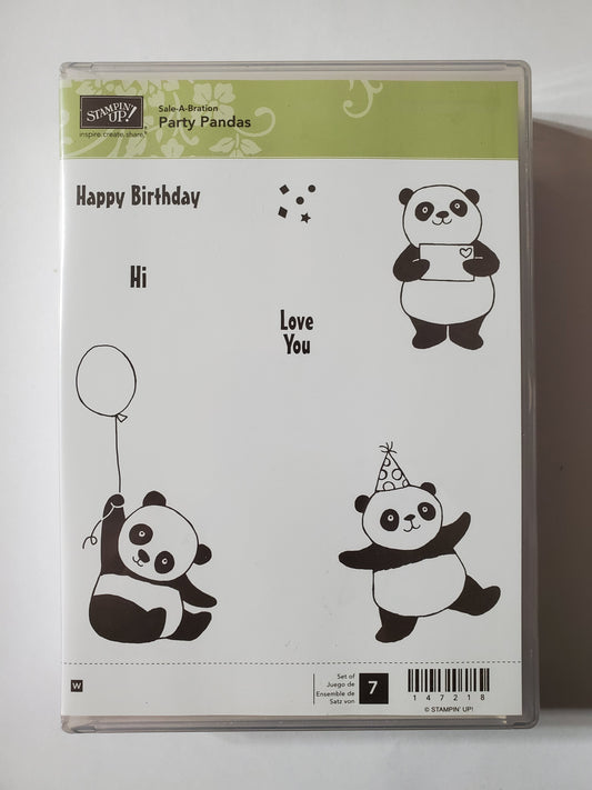 Stampin' UP! "Party Pandas" Stamp Set