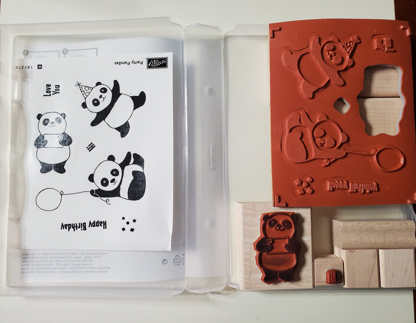 Stampin' UP! "Party Pandas" Stamp Set