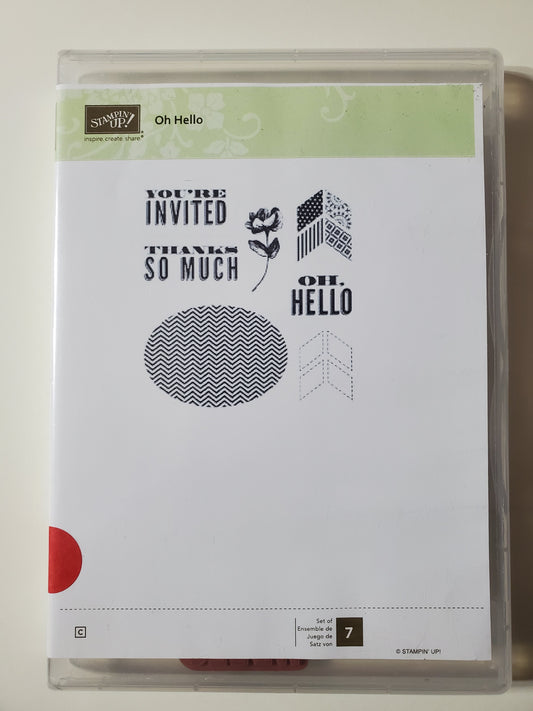 Stampin' UP! "Oh Hello" Stamp Set