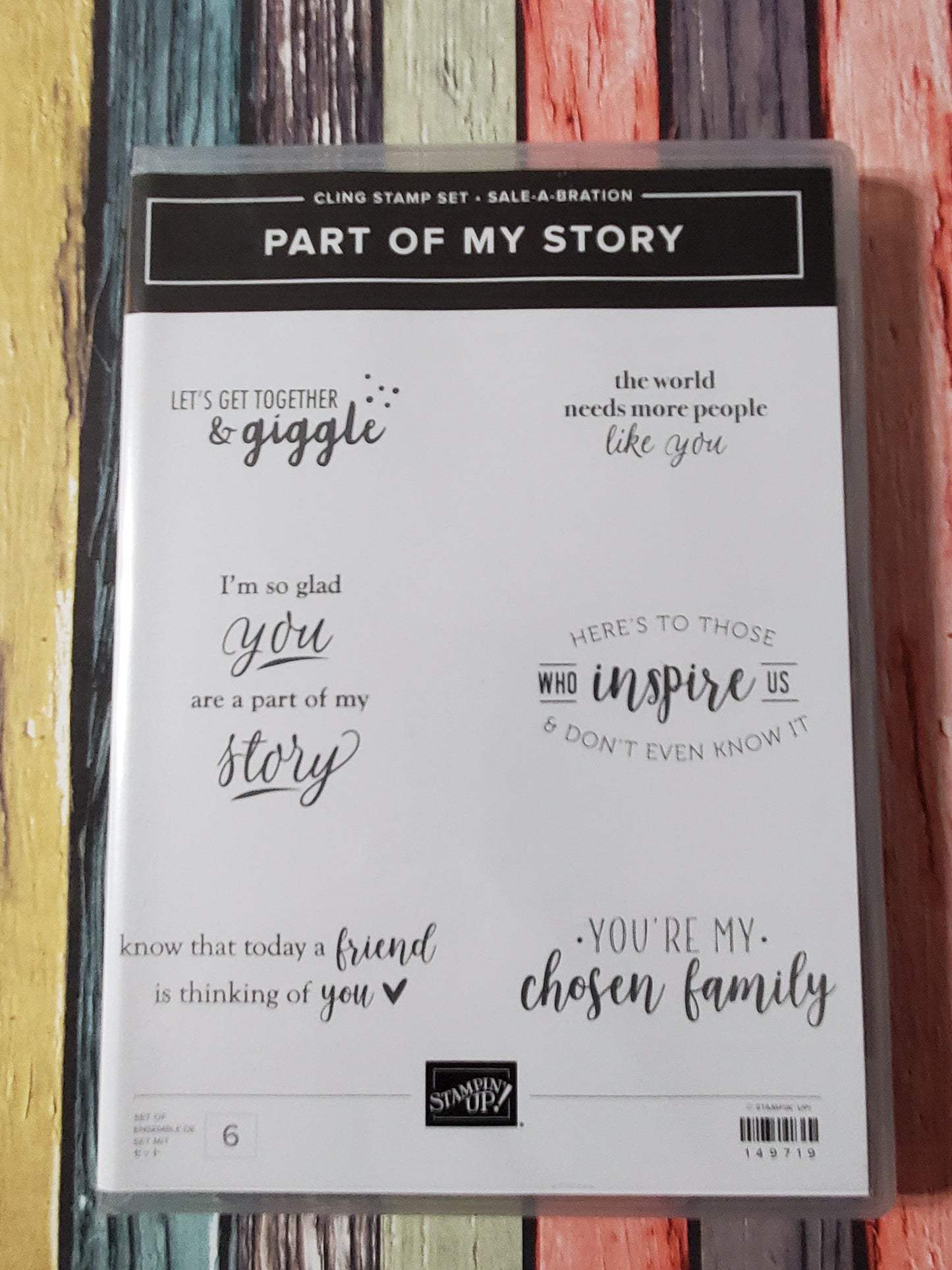 Stampin' UP! "Part of My Story" Stamp Set